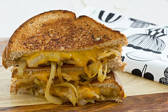 Grilled Cheese &amp; Onion. Photo from http://ohmyveggies.com/